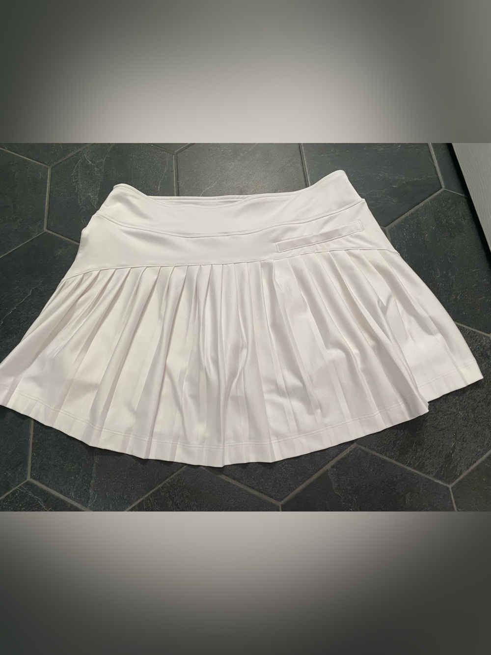 Slazenger White Pleated Skater Skirt